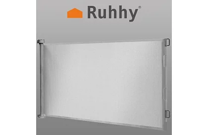 Výsuvná bezpečnostní roleta do dveří – šedá - 157 cm