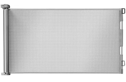 Výsuvná bezpečnostní roleta do dveří – šedá - 157 cm