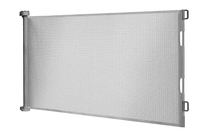 Výsuvná bezpečnostní roleta do dveří – šedá - 157 cm