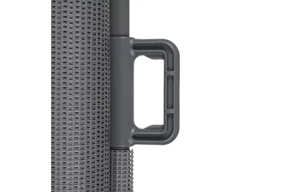 Výsuvná bezpečnostní roleta do dveří – šedá - 157 cm