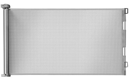 Výsuvná bezpečnostní roleta do dveří – šedá - 157 cm