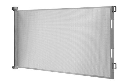 Výsuvná bezpečnostní roleta do dveří – šedá - 157 cm