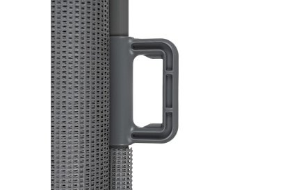 Výsuvná bezpečnostní roleta do dveří – šedá - 157 cm