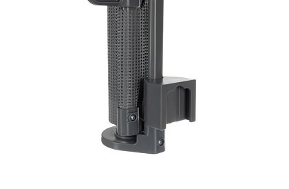 Výsuvná bezpečnostní roleta do dveří – šedá - 157 cm