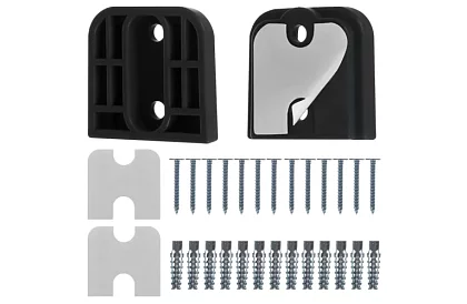 Výsuvná bezpečnostní roleta do dveří – černá – 157 cm