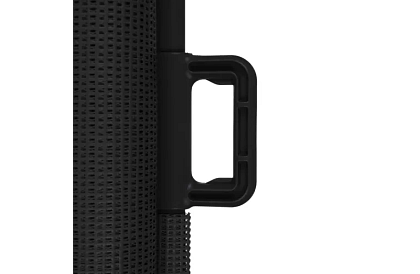 Výsuvná bezpečnostní roleta do dveří – černá – 157 cm