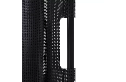 Výsuvná bezpečnostní roleta do dveří – černá – 157 cm