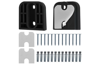 Výsuvná bezpečnostní roleta do dveří – černá – 157 cm