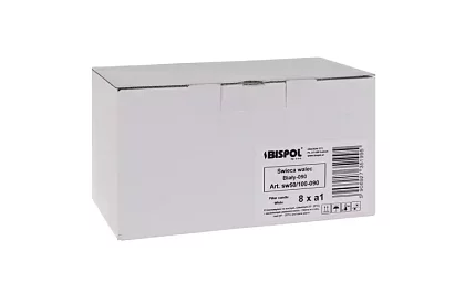 Bílá válcová svíčka 10x5 cm – sada 8 kusů