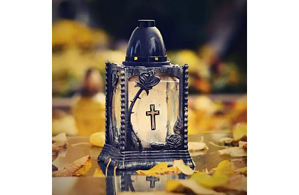 Bílá válcová svíčka 10x5 cm – sada 8 kusů