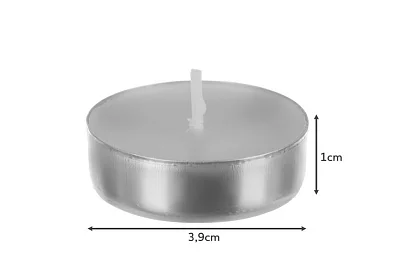 Čajové svíčky bílé – hoření 3 hod. - balení 100 ks