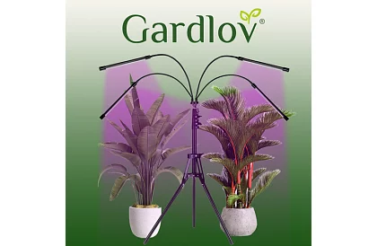 LED lampa pro růst rostlin Quattro – s časovačem a dálkovým ovládáním