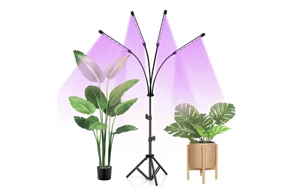 LED lampa pro růst rostlin Quattro – s časovačem a dálkovým ovládáním