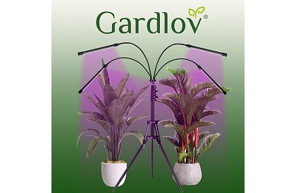 LED lampa pro růst rostlin Quattro – s časovačem a dálkovým ovládáním