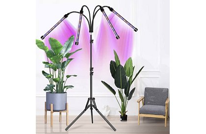 LED lampa pro růst rostlin Quattro – s časovačem a dálkovým ovládáním