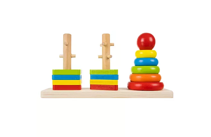 Dřevěné skládačky pro děti – třídič tvarů