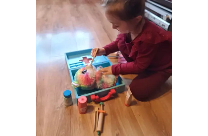 Dětský lékařský kufřík s příslušenstvím – malý doktor