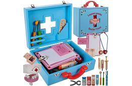 Dětský lékařský kufřík s příslušenstvím – malý doktor