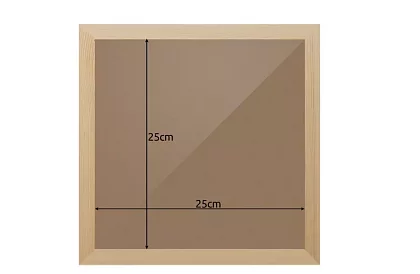 Rám na obrazy 28,5 × 28,5 cm – borovice