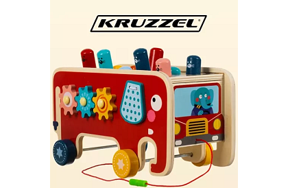 Dřevěná zatloukačka - Slon