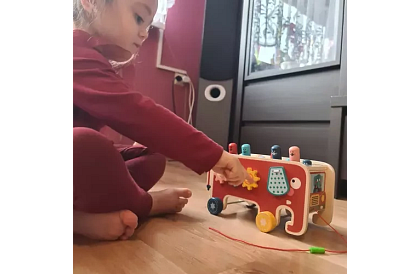 Dřevěná zatloukačka - Slon