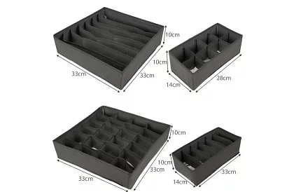 Organizér na spodní prádlo – sada 4 ks