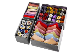 Organizér na spodní prádlo – sada 4 ks