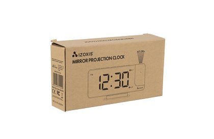 Zrcadlové hodiny s budíkem a projektorem