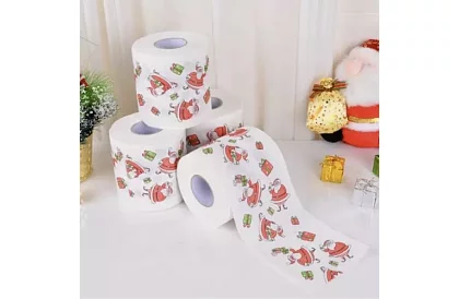 Toaletní papír 4 kusy – vánoční tématika