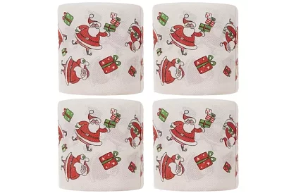 Toaletní papír 4 kusy – vánoční tématika