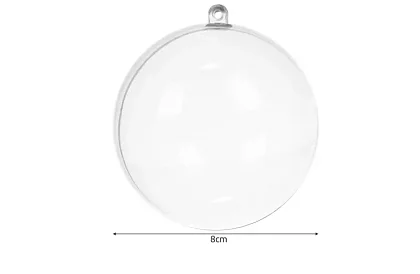 Průhledné koule skládací 12 ks – kreativní sada