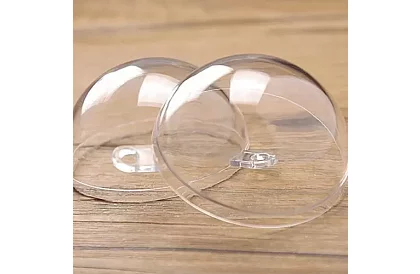 Průhledné koule skládací 12 ks – kreativní sada