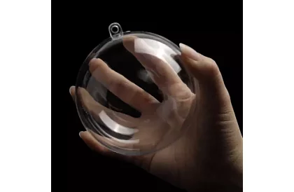 Průhledné koule skládací 12 ks – kreativní sada