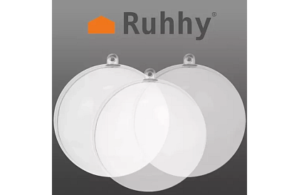 Průhledné koule skládací 12 ks – kreativní sada