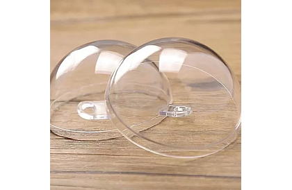 Průhledné koule skládací 12 ks – kreativní sada