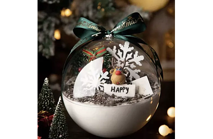 Průhledné koule skládací 12 ks – kreativní sada