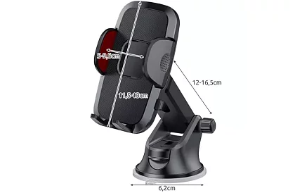 Držák telefonu do auta s přísavkou -  4 - 7 palců