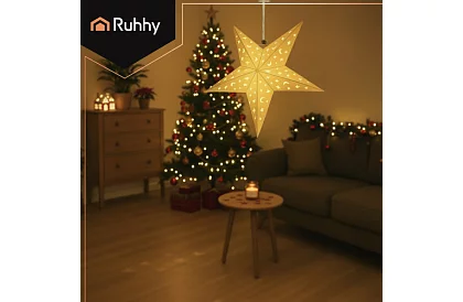 3D LED svítící hvězda - 50 cm