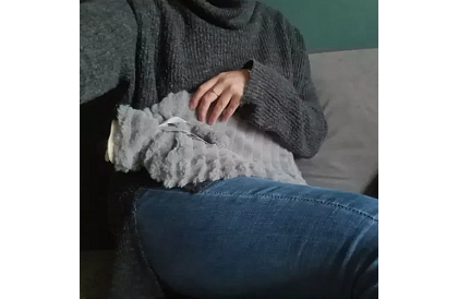 Termofor – zahřívací láhev s plyšovým obalem – 2 l