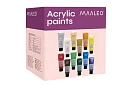 12 Akrylových barev -  každá po 100 ml