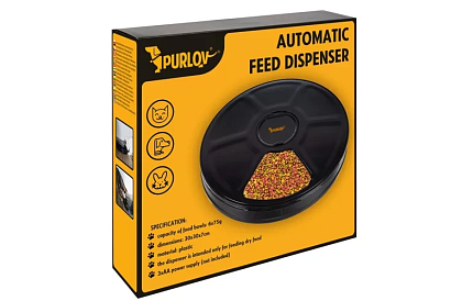 Automatický dávkovač krmiva s časovačem