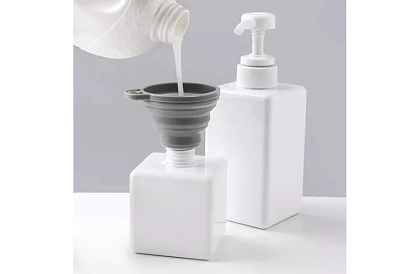 Univerzální skládací silikonový trychtýř