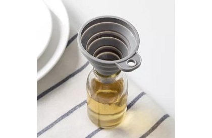 Univerzální skládací silikonový trychtýř