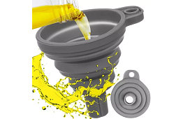 Univerzální skládací silikonový trychtýř