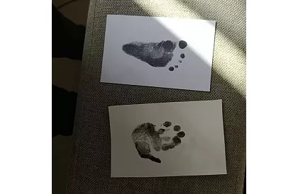Otisk dětských rukou a nohou - Nesmaring Ink