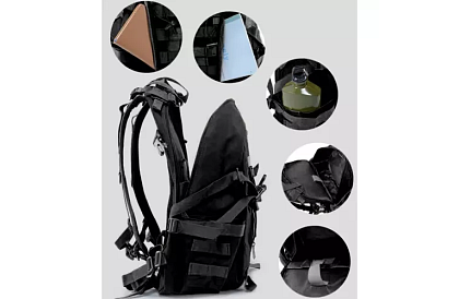 Turistický batoh TRIZAND XL - černý