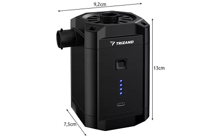 Akumulátorová pumpa na matrace, lodě, míče a bazény