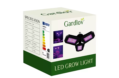 Lampa na podporu růstu rostlin 108 LED