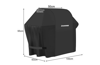 Krycí plachta na zahradní gril - 95 x 100 x 60 cm