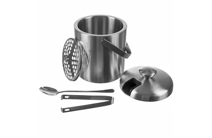 Zásobník na led 1,3 litrů – kbelík s víčkem a kleštěmi